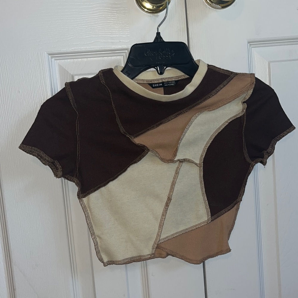 patchwork crop top
